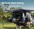 San Hima 180 Degree Free-Standing Awning 600D Double-Ripstop Oxford UPF50+ 4WD
